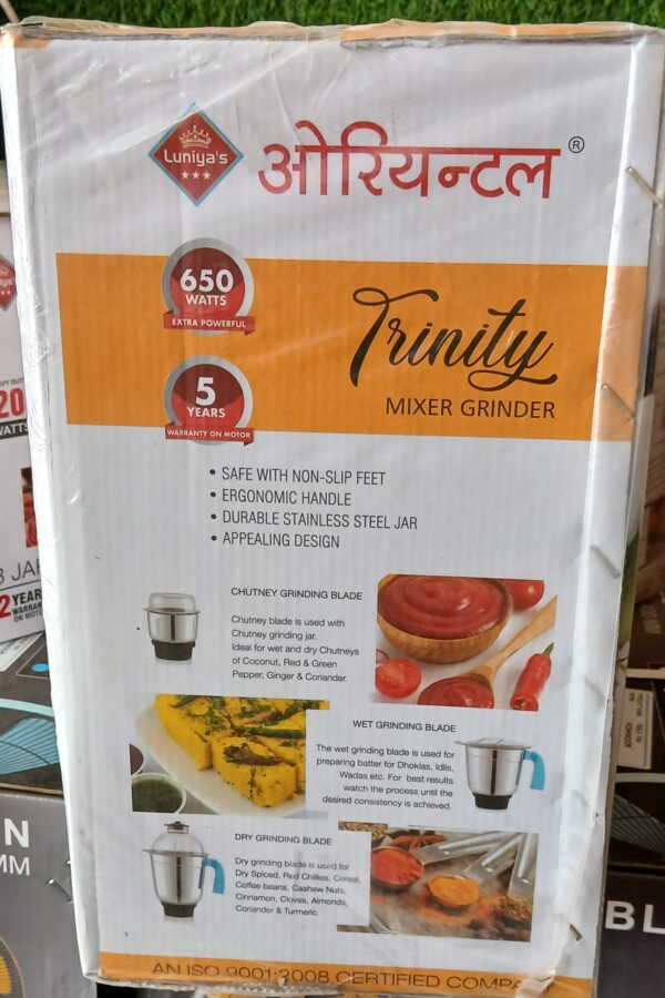 Oriental trinity mixer grinder - Image 3