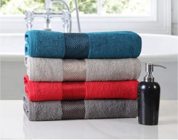 FASH HOME YARN DYED BATH TOWEL - Image 2