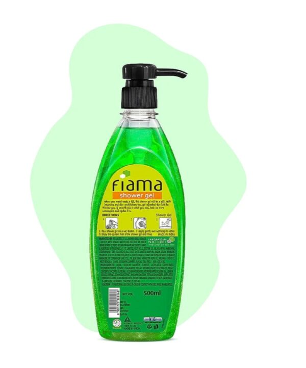Fiama Lemongrass & Jojoba Gentle Exfoliating Shower Gel 500 ml - Image 2