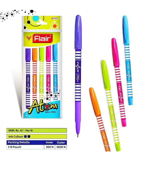 Flair Atom ball pen (pack of 5 ) - Image 2