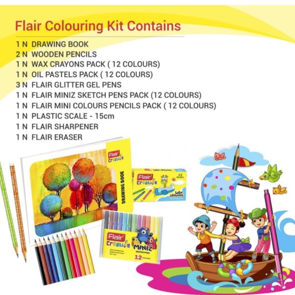 Flair Creative Series Coloring Kit - Image 2