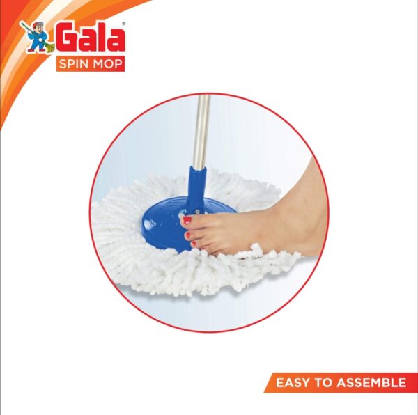 Gala quick spin mop microfiber refill wh350×30×350MM - Image 2