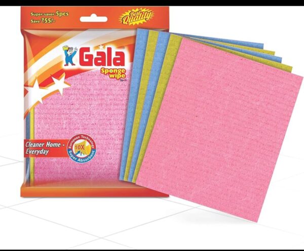 GALA ASSORTED SPONGE WIPE 17.5×15cm 5N PP