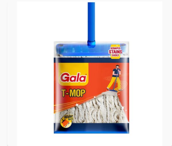 Gala Floor T-Mop Plastic Hand Blue 3.8ft
