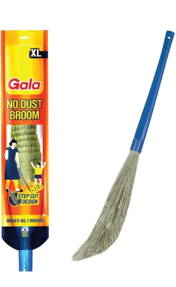Gala No Dust Plastic Broom (Blue) pp Reg