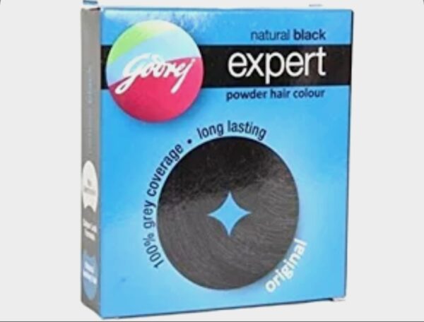 Godrej Natural Black Expert Powder Hair Color 24G
