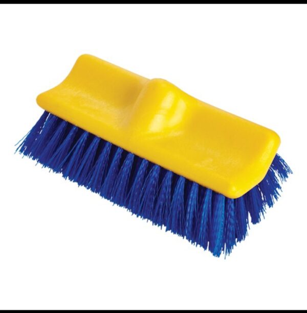 GL Hard Bristle Plastic Floor Brush – Blue (142×48×60 mm)
