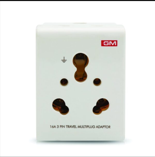GM 16 Amp 3‑Pin Multi‑Plug Adapter