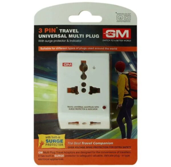 GM 3 PIN MULTIPLUG WITH SURGE PROTECTOR