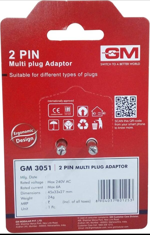 GM 3051 2‑Pin Multi‑Plug Adaptor