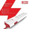 GM E-Book 4+1 Power Strip 250 VLT Red and White - Image 2