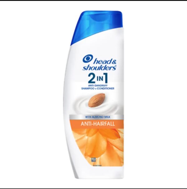 Head & Shoulders Anti‑Hairfall Anti‑Dandruff Shampoo – 180 mL PET bottle: - Image 2