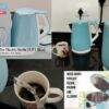Havells Aqua Plus 1.2 L Electric Kettle (Black/blue)