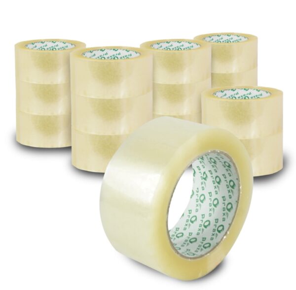 InZo 12 mm × 25 m clear tape (pack of 12 rolls)