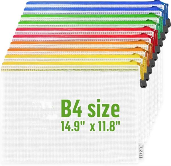 Inzo B4 zipper bag (model IN278).