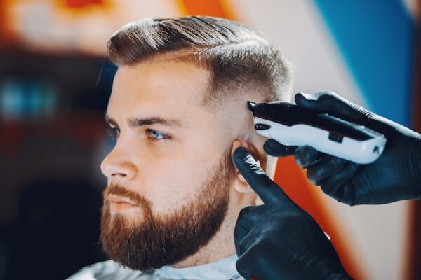 Men's hair cutting and shaving