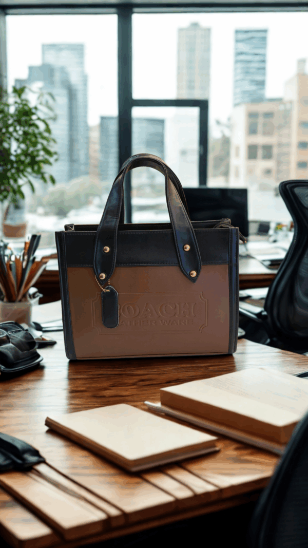 COACH leatherware box handbag - Image 4