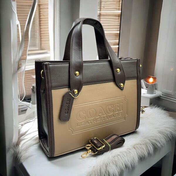 COACH leatherware box handbag - Image 3