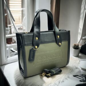 COACH leatherware box handbag