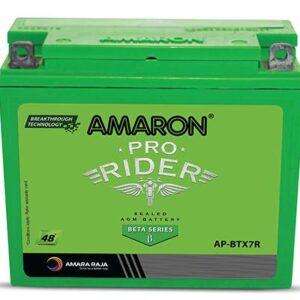Amaron Pro Bike Rider ABR-PR-12APBTX7R – 12V, 7Ah Two-Wheeler Battery