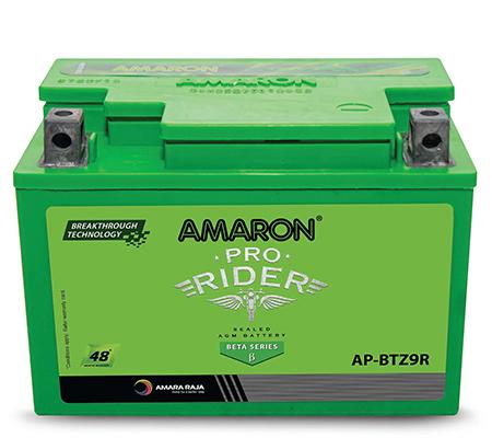 Amaron Pro Bike Rider ABR-PR-12APBTZ9R – 12V, 8Ah Two-Wheeler Battery