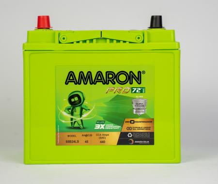 Amaron pro AAM -PR-0055B24LS -45AH FOUR WHEELER BATTERY