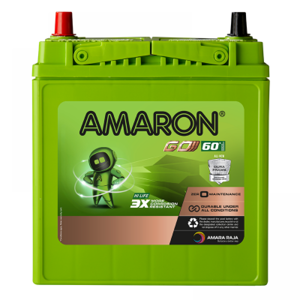 Amaron Go AAM-GO-00038B20 L/R 35AH Four Wheeler Battery