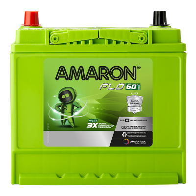Amaron flo AAM-FL-00080D23L 55AH Four Wheeler Battery
